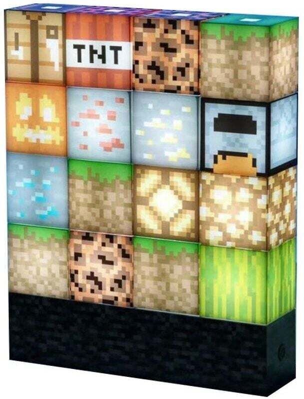 Tigrezy Minecraft Nachtlicht Creatives Neuheit Spleißen