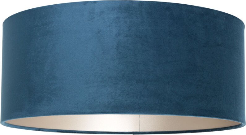 Steinhauer - lampenschirm - Shade - blau - veloursstoff - ø 50cm