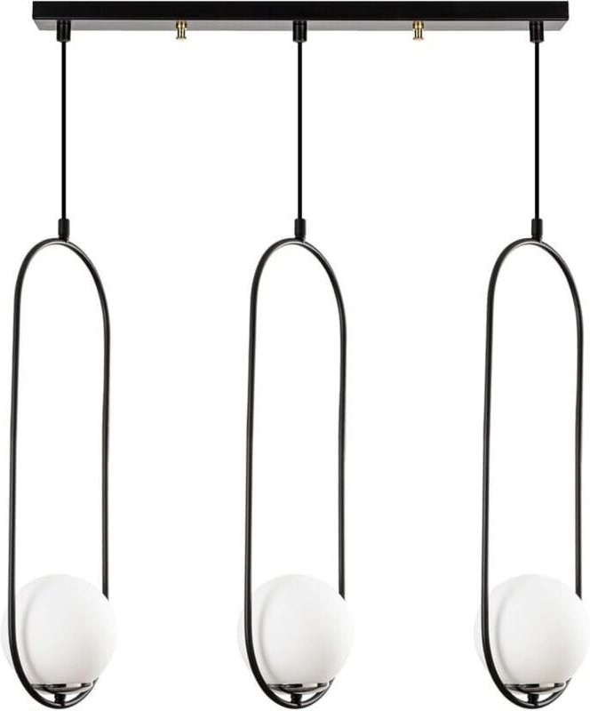 Modell 7 3-flammige rechteckige Pendelleuchte