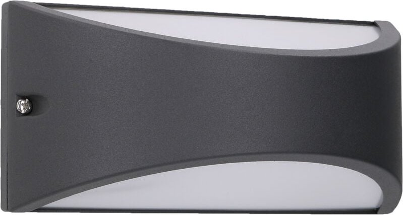 Forlight - Kapa aplique empotrable de pared exterior con luz led blanco neutro 4000K en color gris