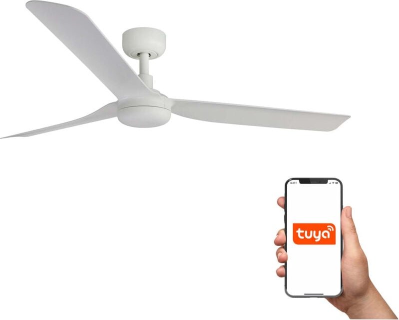 Faro Punt Mittleres 3-Blatt-Mattweiß-Tuya-Smart-System