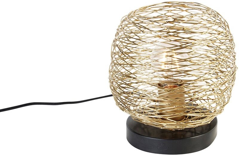 Design-Tischlampe Gold 20 cm - Sarella