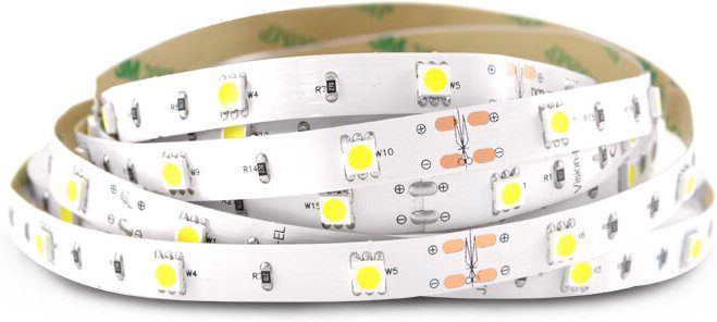 Schlauchbänder 7,2 W/m - 5 Meter 30 LED ECO 6000K Kaltweiß - IP20 - 12V