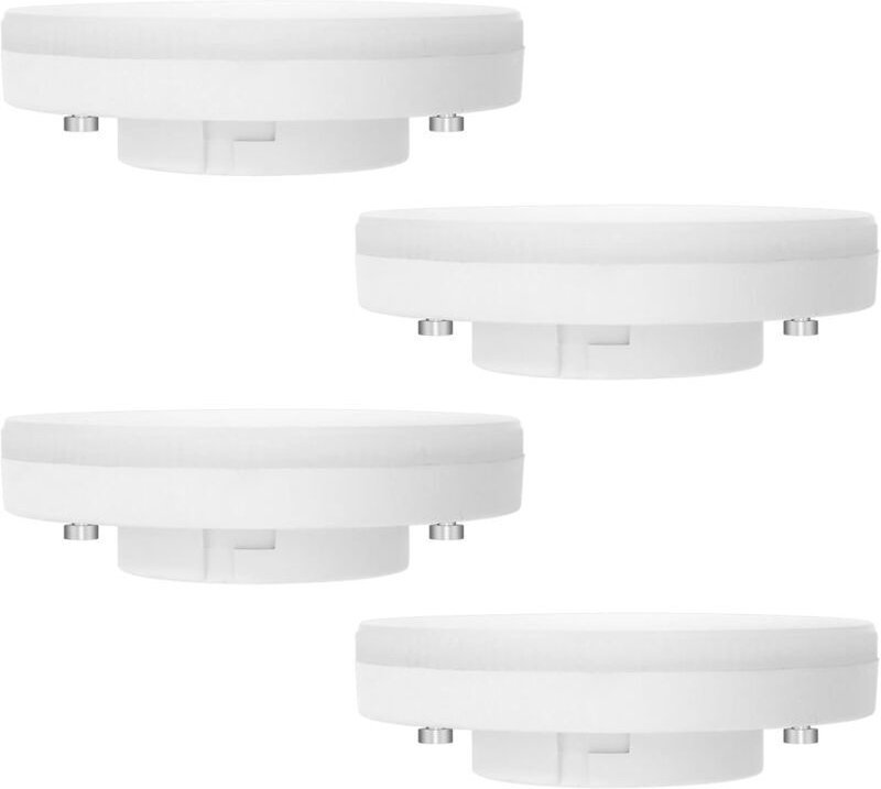 GX53 LED-Lampe, 7 W, Warmweiß (2700 K), nicht dimmbar, entspricht 50 W Halogenlampe, GX53 LED-Spotlampe für Schränke und...