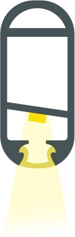 Aluminiumprofil Kleiderstange für Garderobe für led Streifen bis 12 mm Aluminium 2 m Weiß transluzent