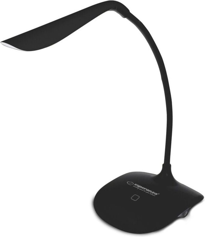 Esperanza schreibtischlampe led acrux schwarz