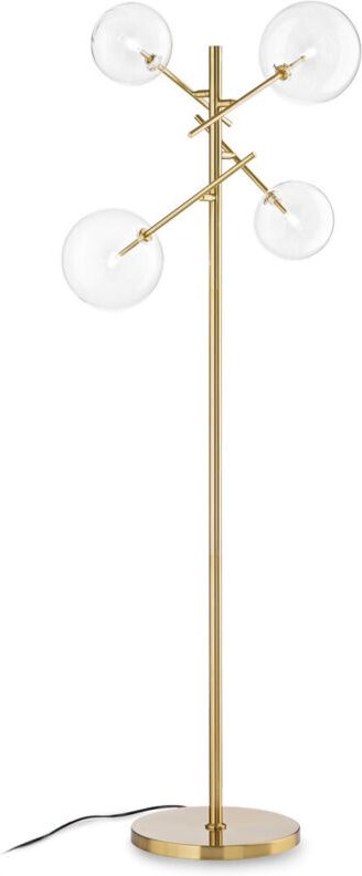 Equinoxe 4-flammige mehrarmige Stehlampe aus Messing - Ideal Lux