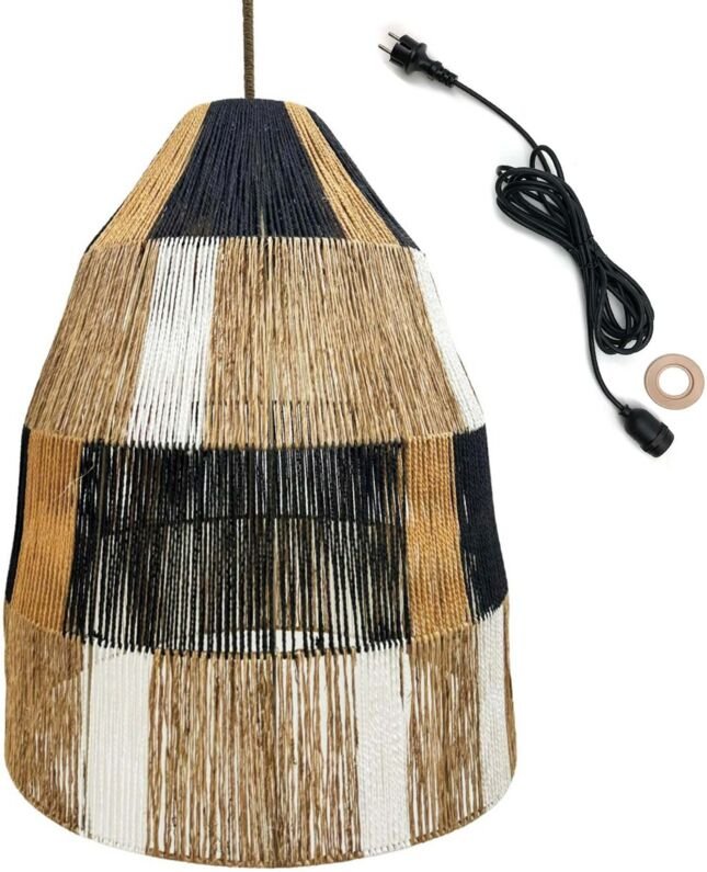 Hängelampe Mit Netzstecker ZAHARA d50cm