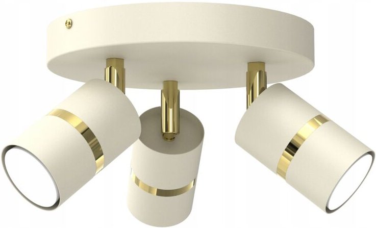 Beige Deckenleuchte Circle Tube Gold Gu10 Led Spot