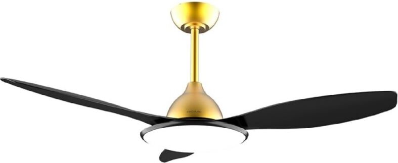 Deckenventilator mit Licht EnergySilence 4800 Licht GoldSchwarz - Cecotec