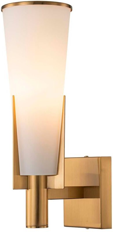 Goldene Metallkristall-Wandleuchte 13X19X40 cm