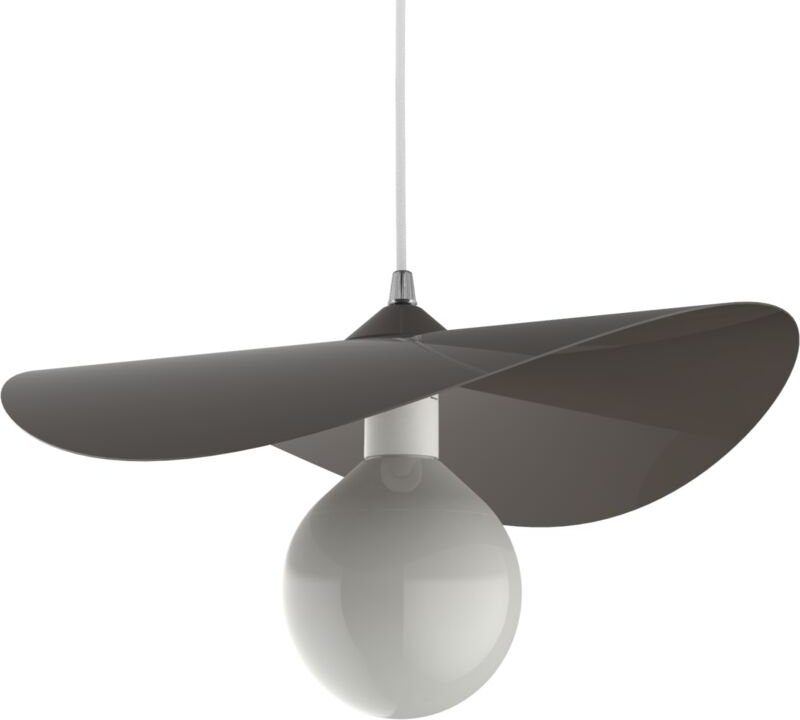 Piuma sospensione monocolore lucido