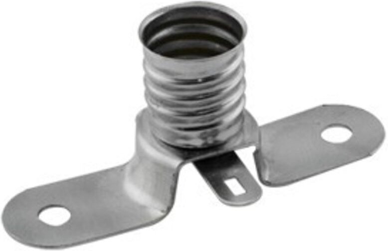 MIÑONET E-10 Metall-Lampenfassung für E10-Glühbirnen, Niederspannung und einfache Installation