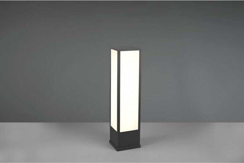 Iperbriko - Rechteckiger Außenpoller Fuerte Anthrazit IP54 Trio Lighting