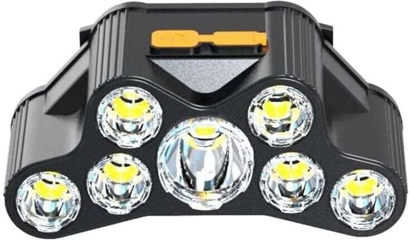 Wiederaufladbare LED-Stirnlampe – 3 Leuchtmodi – LED-Stirnlampe für Camping, Angeln, Radfahren, Wandern, IPX4 wasserdich...