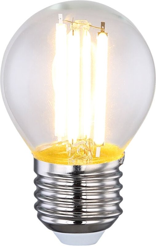Globo - led Filament Leuchtmittel Vintage Leuchtmittel E27 Kugel Glühbirne, Glas klar, 6,5 Watt 806 Lumen 2700 Kelvin wa...