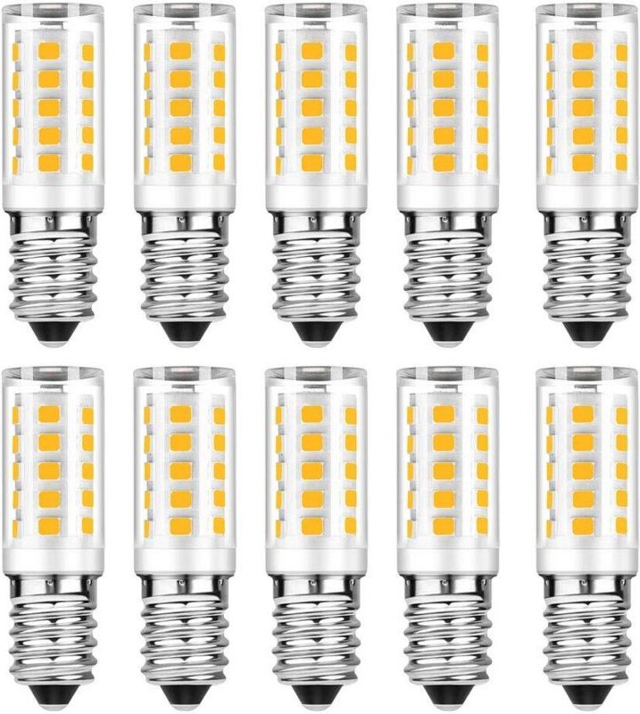 10er-Pack E14-LED-Glühbirne – Kaltweiß 6000 K – 5 W, entspricht 50 W Glühlampe, 500 lm – nicht dimmbar, NPTERBL