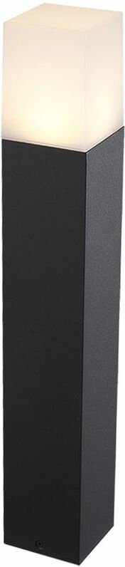 Led Garten Stehleuchte GU10 Lampenfassung (Max 35W) Schwarz Weiß h: 50cm IP54 - V-tac