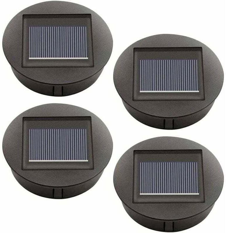 Lot de 4 Ampoules LED Solaires de Rechange pour Lanterne de Jardin Suspendue Extérieure