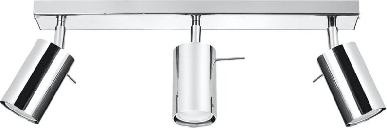 Spotlight Bars Flush 3 Light Chrome GU10 Strahlerleisten Flush 3 Light Chrome GU10