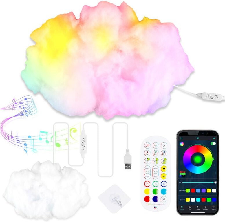 Aga Gewitterwolke mit rgb LED-Beleuchtung