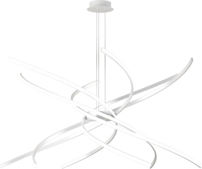 Top-light - Moderner LED-Kronleuchter Top Light Tornado 88W 5950LM 1163/S100 Weiß