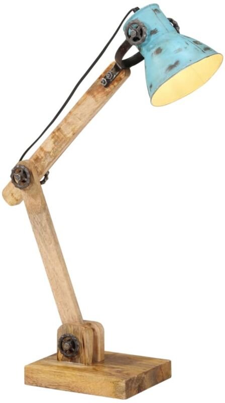 Schreibtischlampe 25 W Blau 23x18x96 cm E27 vidaXL797409