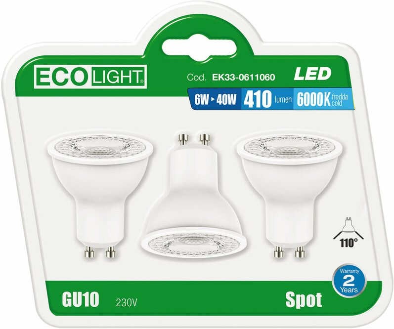 Fraschetti - 3 led -led -Lampen -Kit für Ecolight -Scheinwerfer - 6000K - Fredda