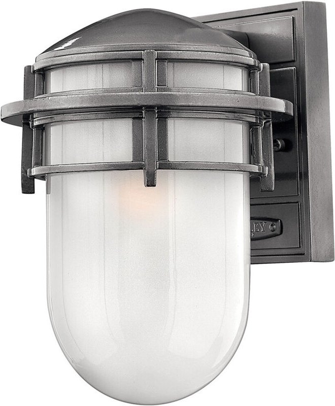 Elstead - Reef - 1 leichte kleine Außenwandlaterne Hämatit IP44, E27