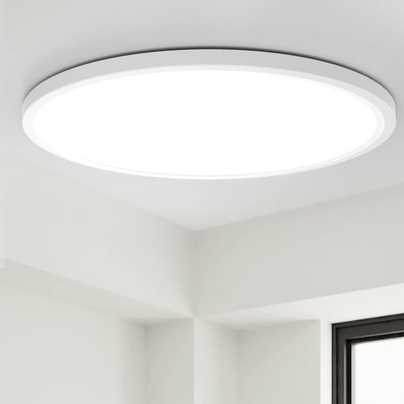 Thumbnail - 38W LED-Deckenleuchte Badezimmerleuchte 1700LM Naturweiß 5000K Wasserdichte Deckenlampe IP54 Wohnzimmer Deckenleuchte An...