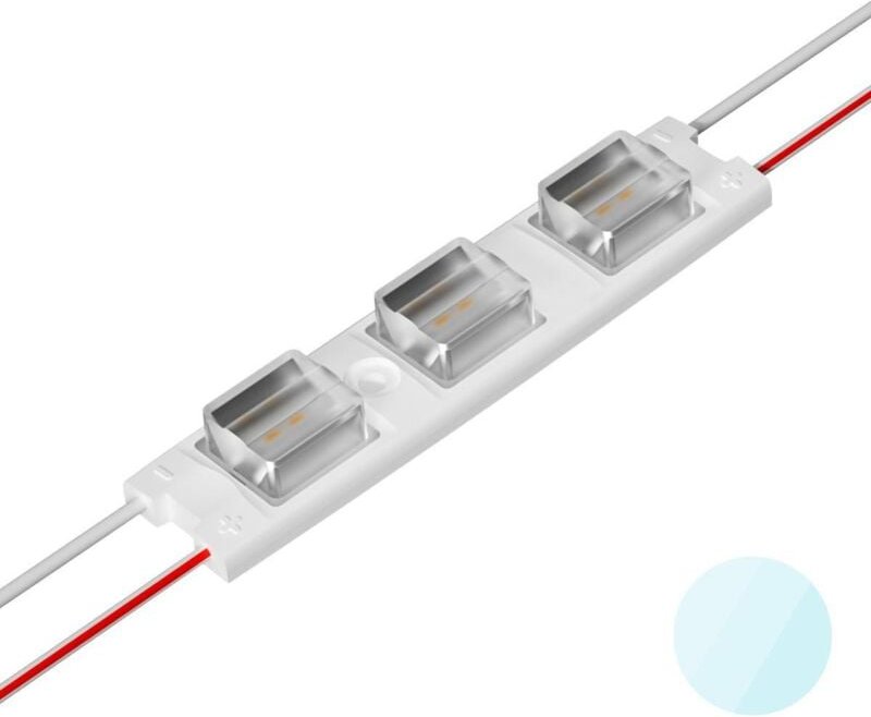 LED Kanten Modul 2,4W 24V 6500K 85°x15° IP67