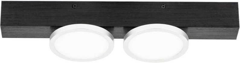 Thumbnail - Lucande - Kellino Deckenleuchte, 2-flammig, schwarz - Schwarz
