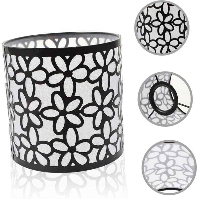 CCYKXA Einfacher Metalllampenschirm für Tischlampen, dekorativer Ersatzlampenschirm für Restaurants oder Hotels, Durchme...