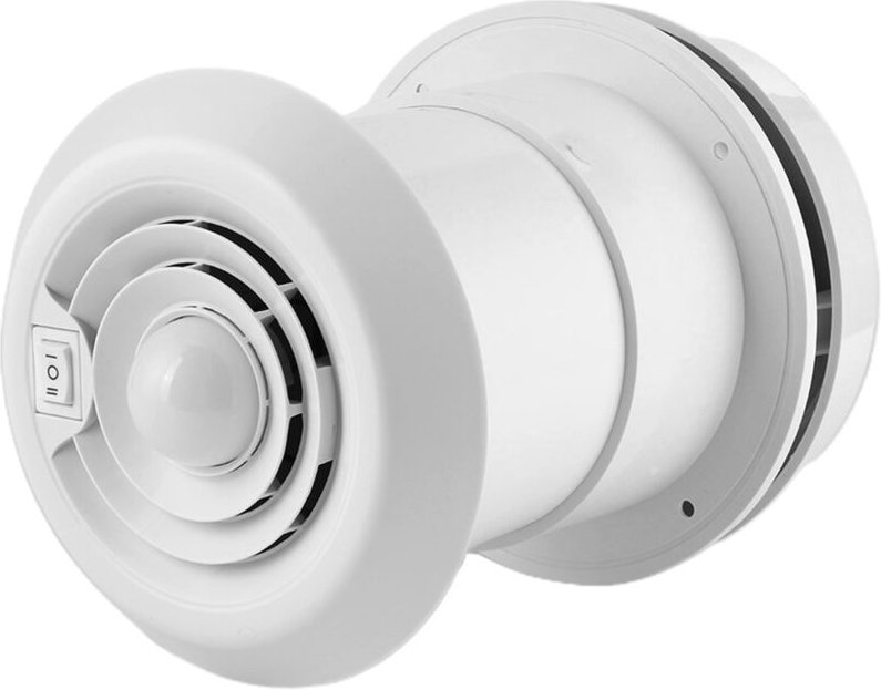 Depisuta 12V Wohnmobil-Dachventilator, 4000 U/min, 200 CFM, runder Luftventilator mit LED-Licht, höhenverstellbarer, was...