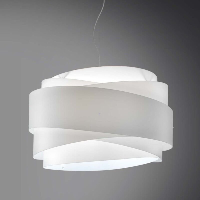 Pendelleuchte aus Polilux BEA drei Lichter Weiß Durchmesser 60x h38 cm