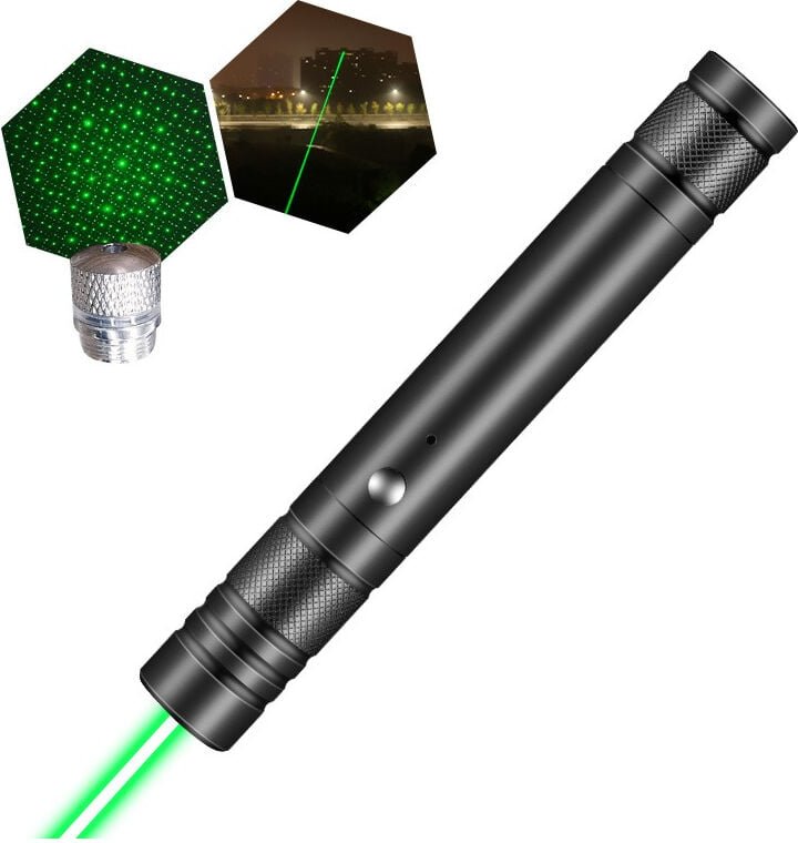 Coocheer - Wiederaufladbare, tragbare Taschenlampe mit einstellbarem Fokus und USB-Ladekabel für Camping, Wandern, Angel...