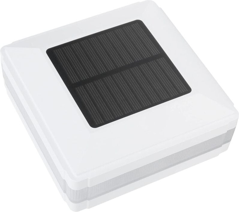 Solarstraßenleuchte, Solar-Säulenleuchte, Zweifarbensensor, IP65 wasserdichte Induktions-Zaunkappenleuchte für den Außen...