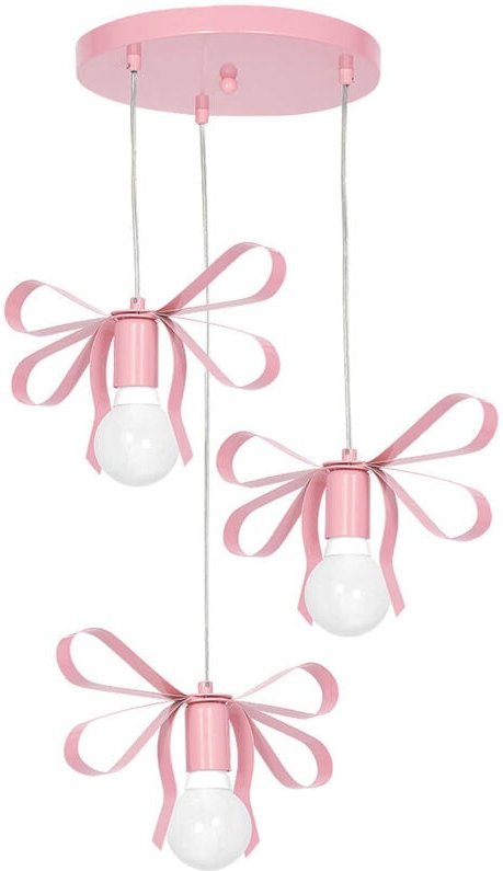 Hängelampe EMMA PINK 3xE27