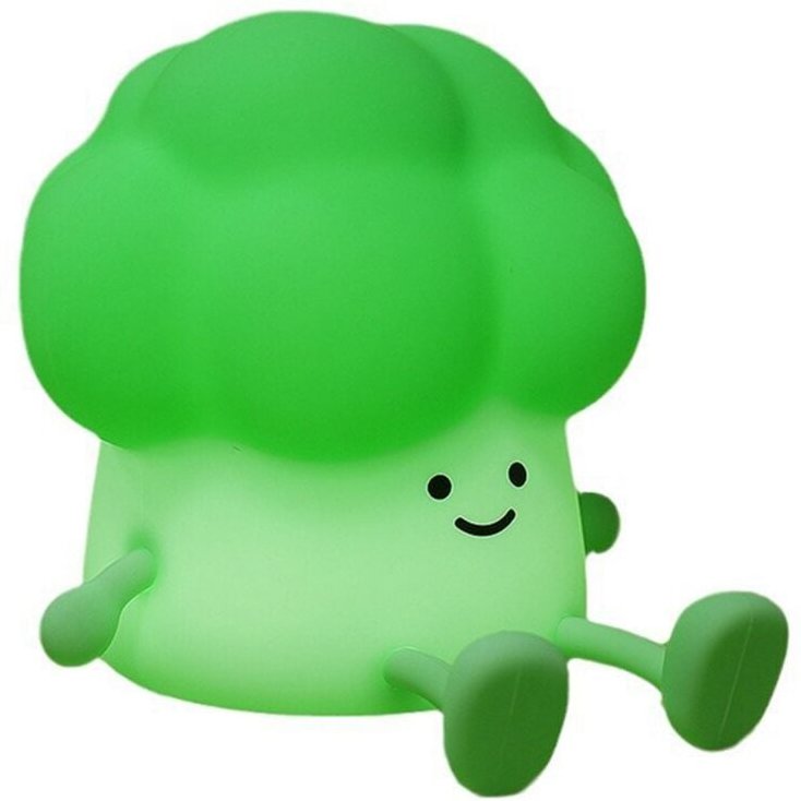 Süßes Brokkoli-Nachtlicht für Kinder, LED-Schlaflampe