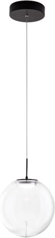 Ariel - Transparente Einzelpendelleuchte von Fabas Luce - Dimmbare 14-W-LED - Deckenleuchte im modernen Design