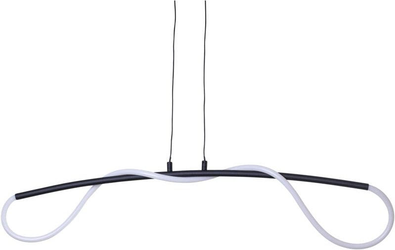 Colgante Tress led 23.5W Blanco Neutro - 4000K Negro para Interior de Techo en Comedor, Salón, Cocina