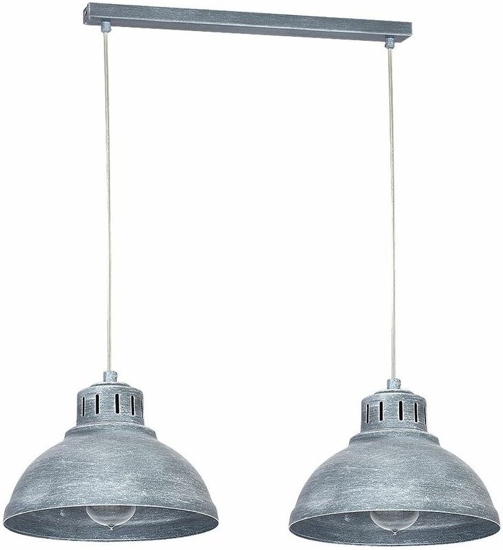 Hängeleuchte sven in Grau-Patina 2-flmg Esstisch