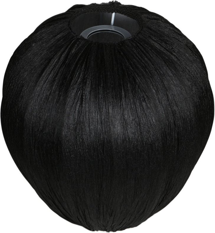 Lampenschirm - Lampenkappen - schwarz - leinen - ø 25cm - Mexlite