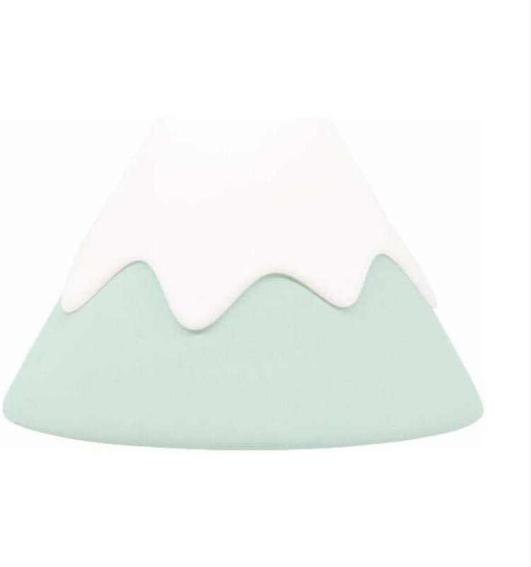 Schneeberglampe LED Silikon Nachtlicht Touch Control mit Lampe - Minzgrün