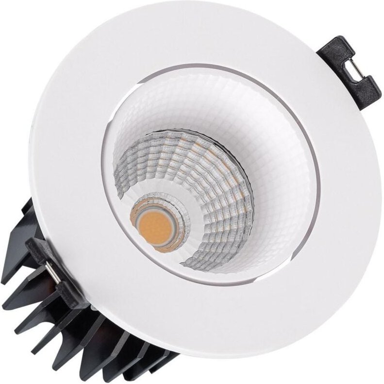 LED Downlight Einbaustrahler 15W Rund LIFUD Ausschnitt Ø75 mm 3000K Weiß Warmweiß