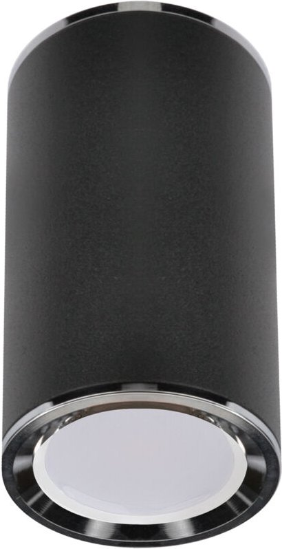 MEGAN DWL GU10 Rundrohr-Deckenaufbauleuchte, schwarz
