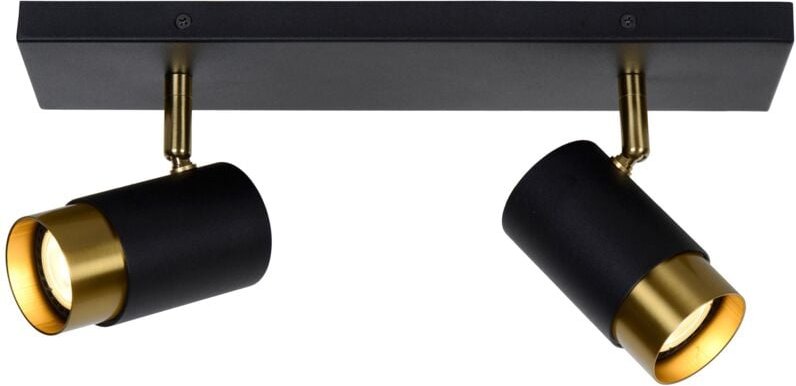 Lucide FLORIS - Deckenstrahler - 2xGU10 - Schwarz