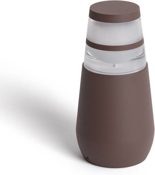 LED-Bodenleuchte Außen 9W Aufbau Fuß 30cm Dareh Rost