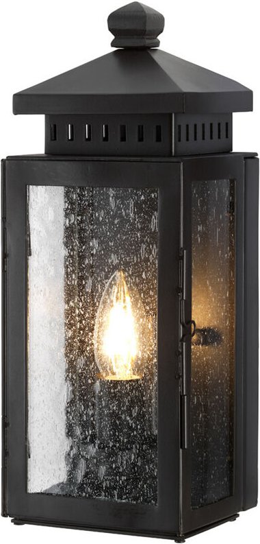 Elstead - Matlock - 1 Licht Außenwandlaterne Licht Altbronze IP43, E14