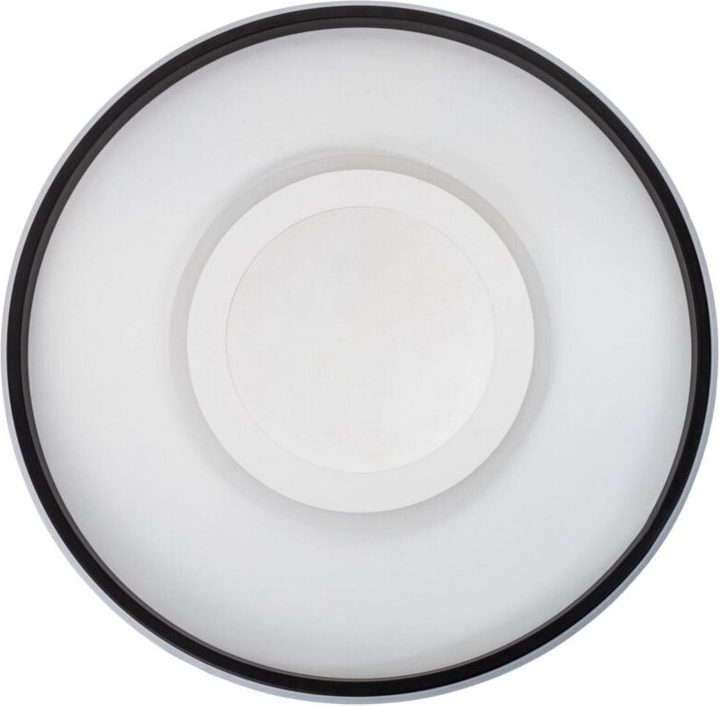 Thumbnail - Naeve REDONA Dimmbare integrierte LED-Deckenleuchte, halbbündig, Schwarz, 3000–6500 K, Fernbedienung